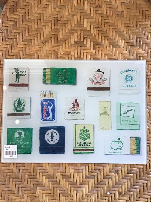 Board - golf matches