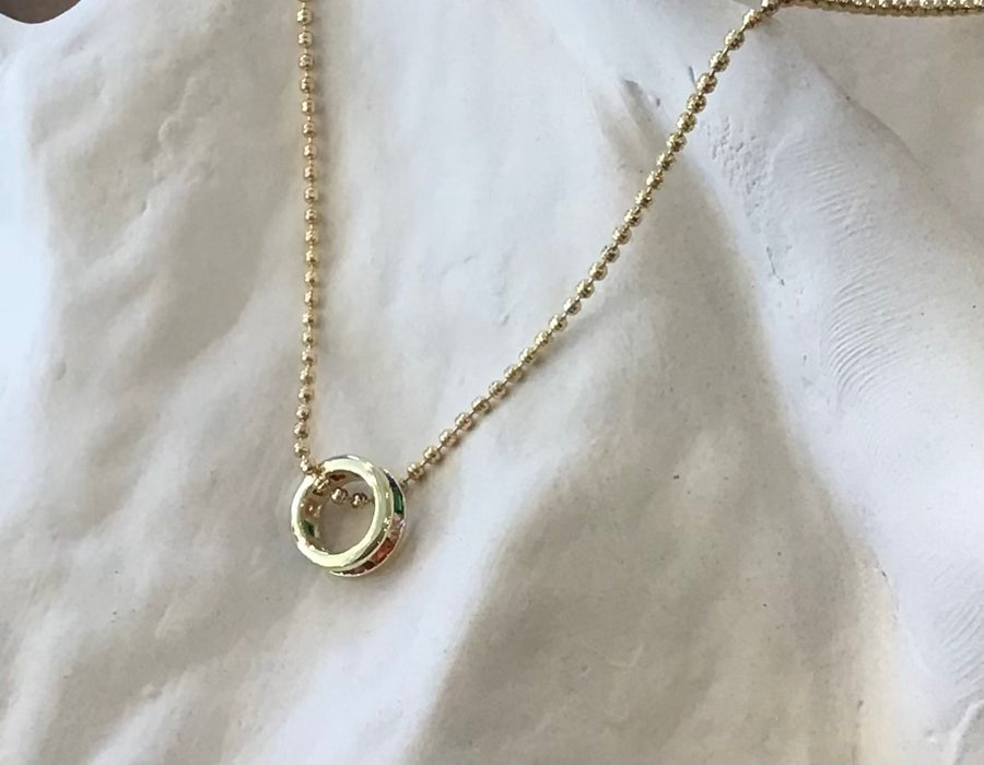 Ring Pendant Necklace