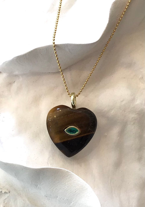 Stone Heart Necklace
