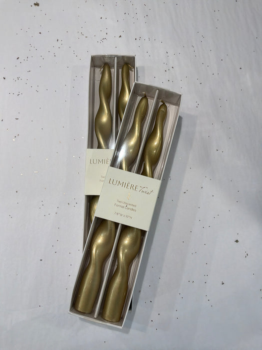 Taper 10” gold twist