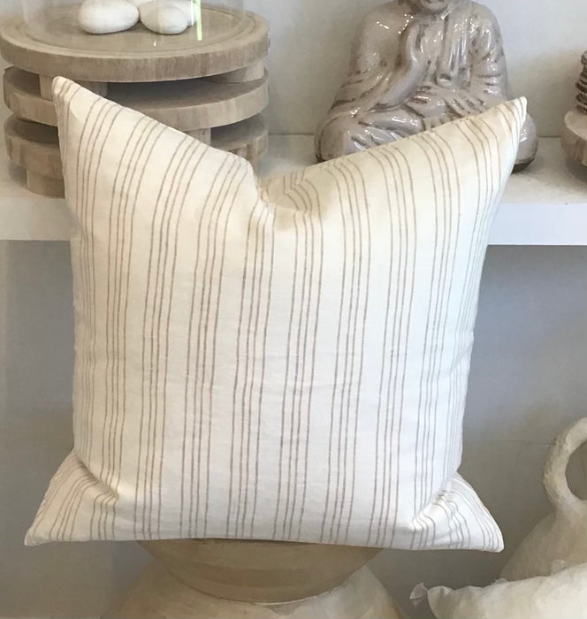 Striped Linen Pillow