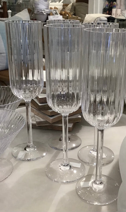 Acrylic Champagne Flute