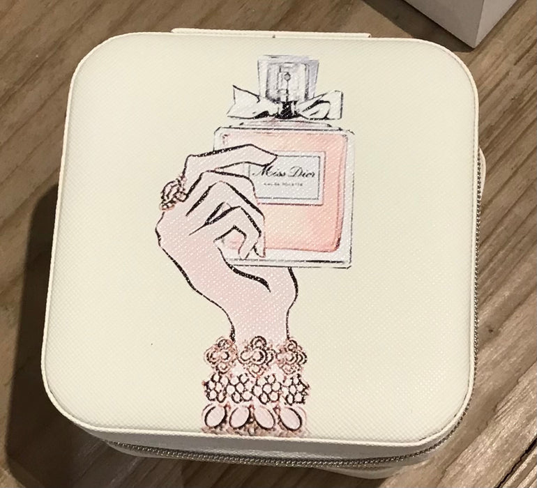 Travel Jewelry Box with Miss Dior Image