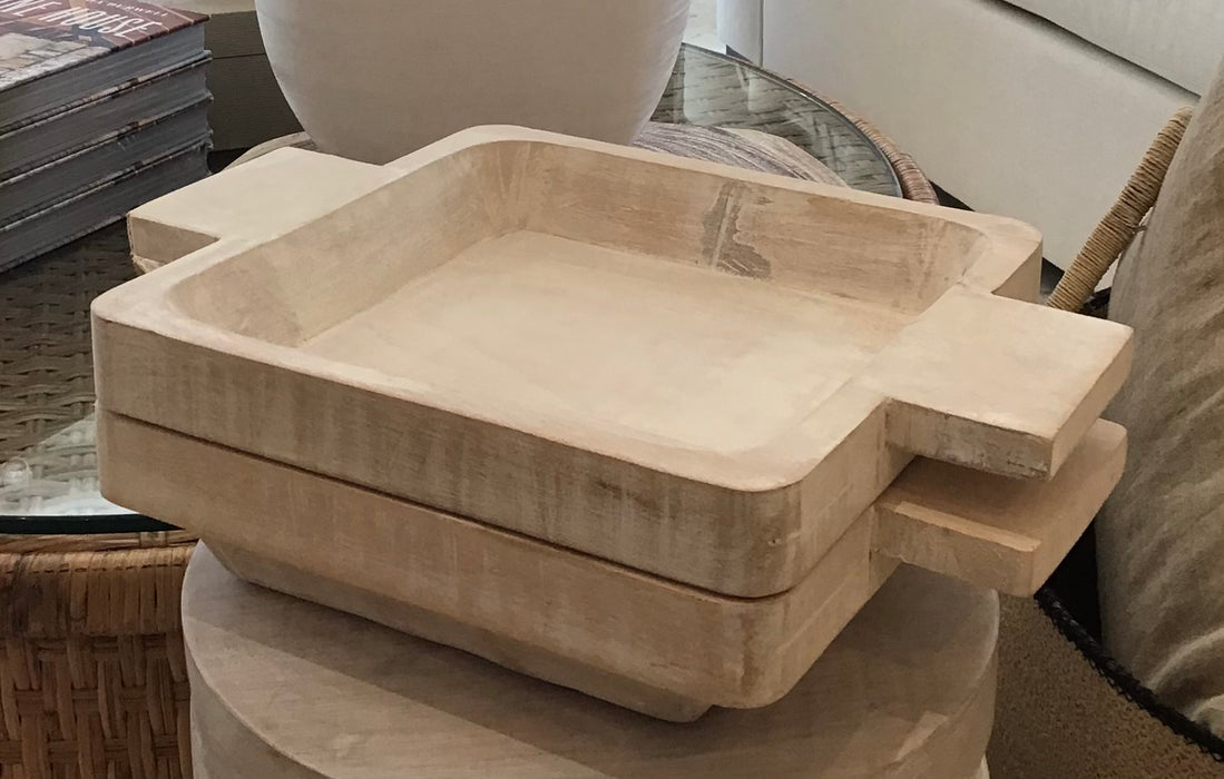 Wooden Dough Bowl