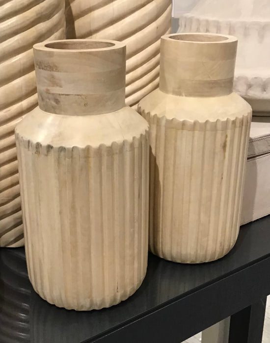 Sun Bleached Wood Vase