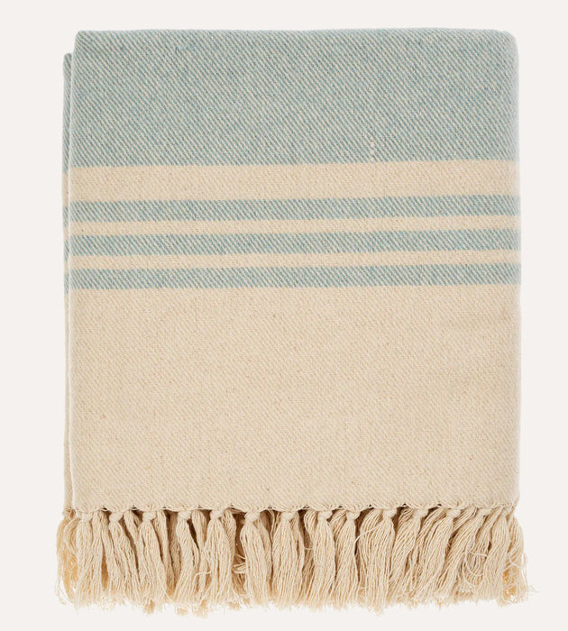 Blue Stripe Throw