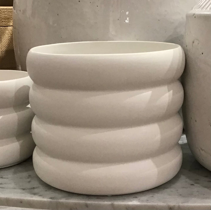 White Planter - Medium