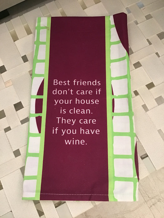 Dish Towel Fun!  “Best friends…”