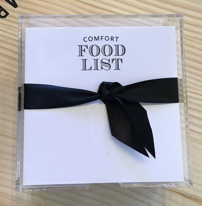 Notepad Set “Comfort Food List”