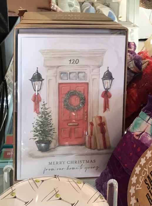 Holiday Card Box - Door