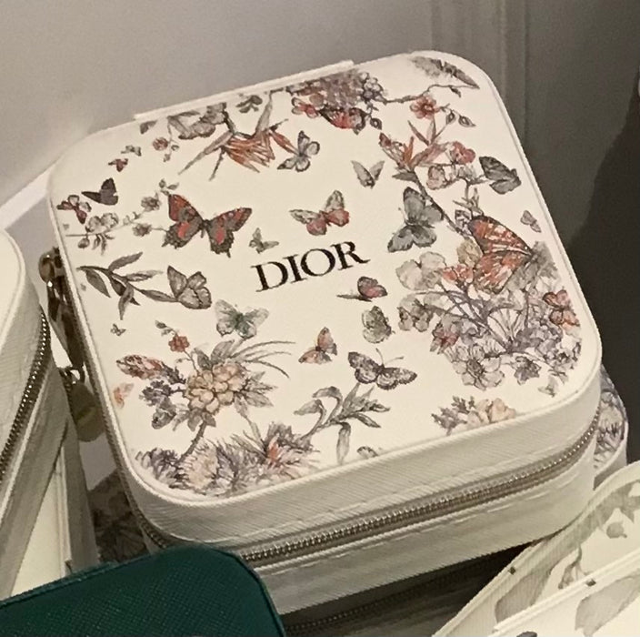 Travel Jewelry Box with Dior Butterflies Image