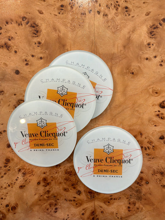 Coaster set 4 verve clicquot