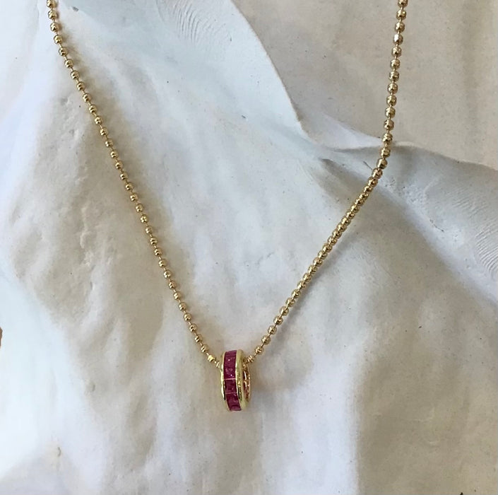 Ring Pendant Necklace