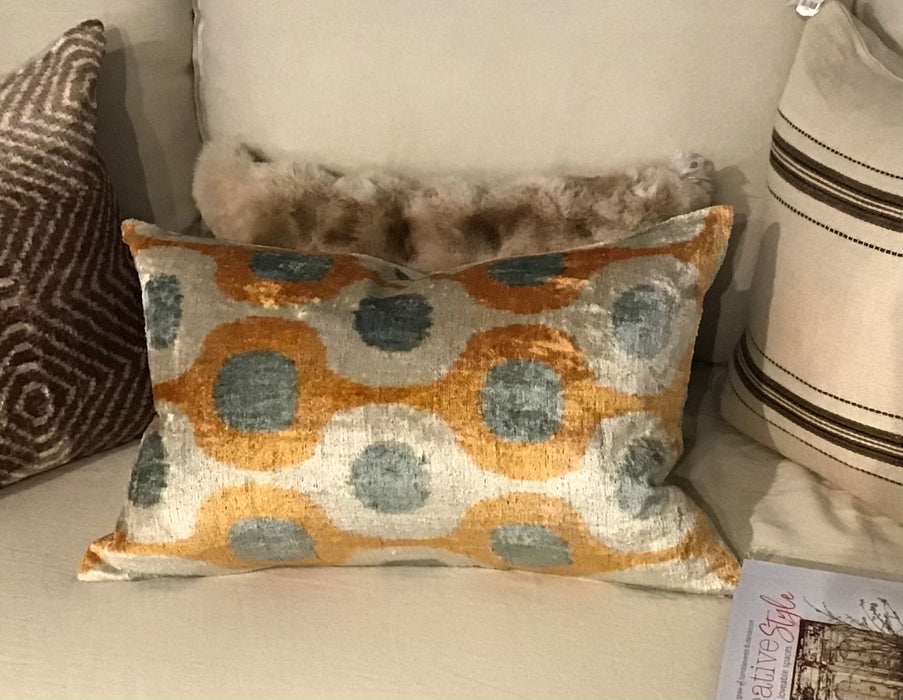 Silk Velvet Lumbar