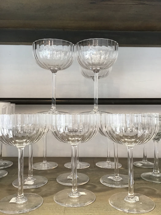 Acrylic Champagne Coupe