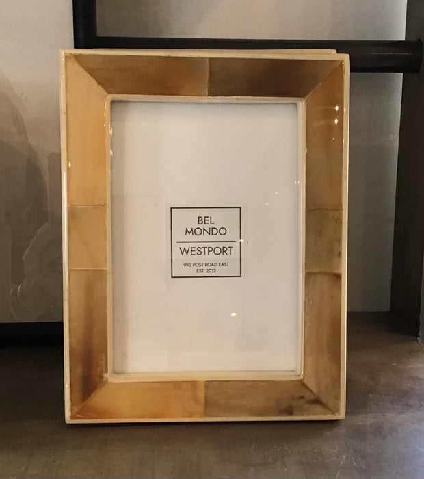 Natural Horn and Bone Frame 5x7