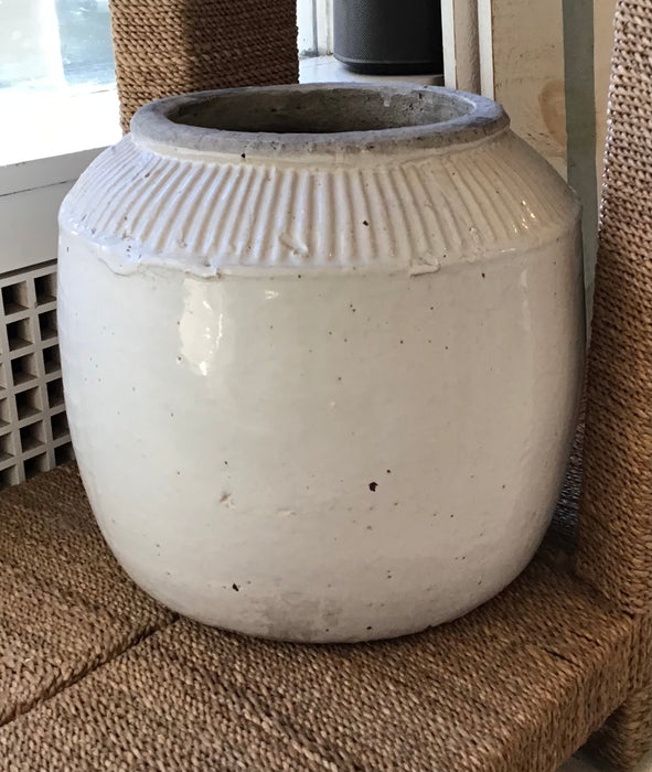 Rustic Ceramic Jar - Large