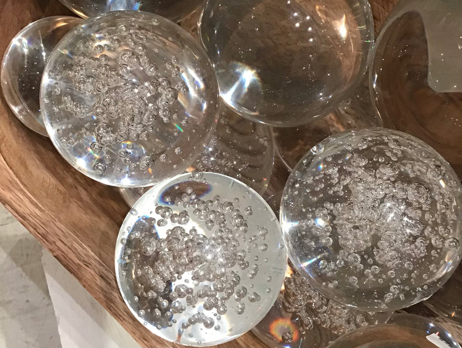 Crystal Fill Ball with Bubbles