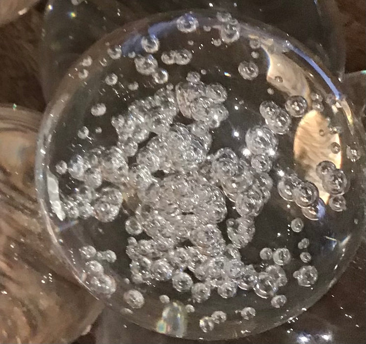 Crystal Fill Ball with Bubbles