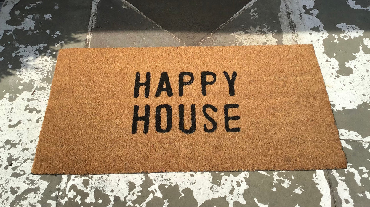 Doormat “Happy House”