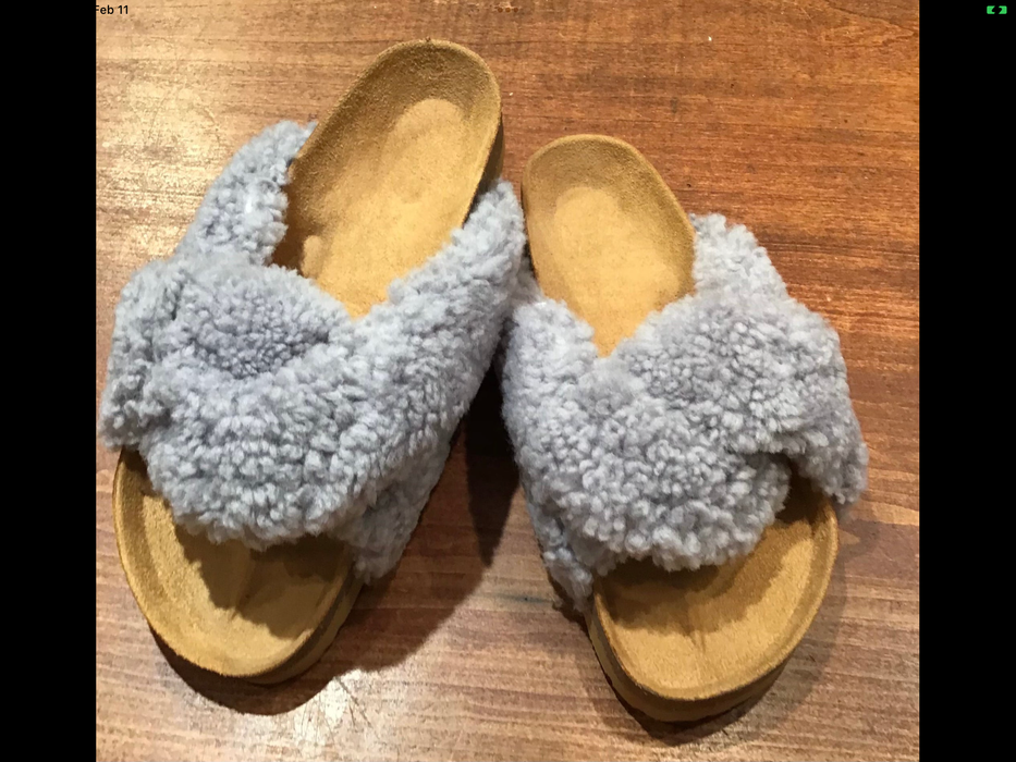 Cross Slipper - Grey/Size 40