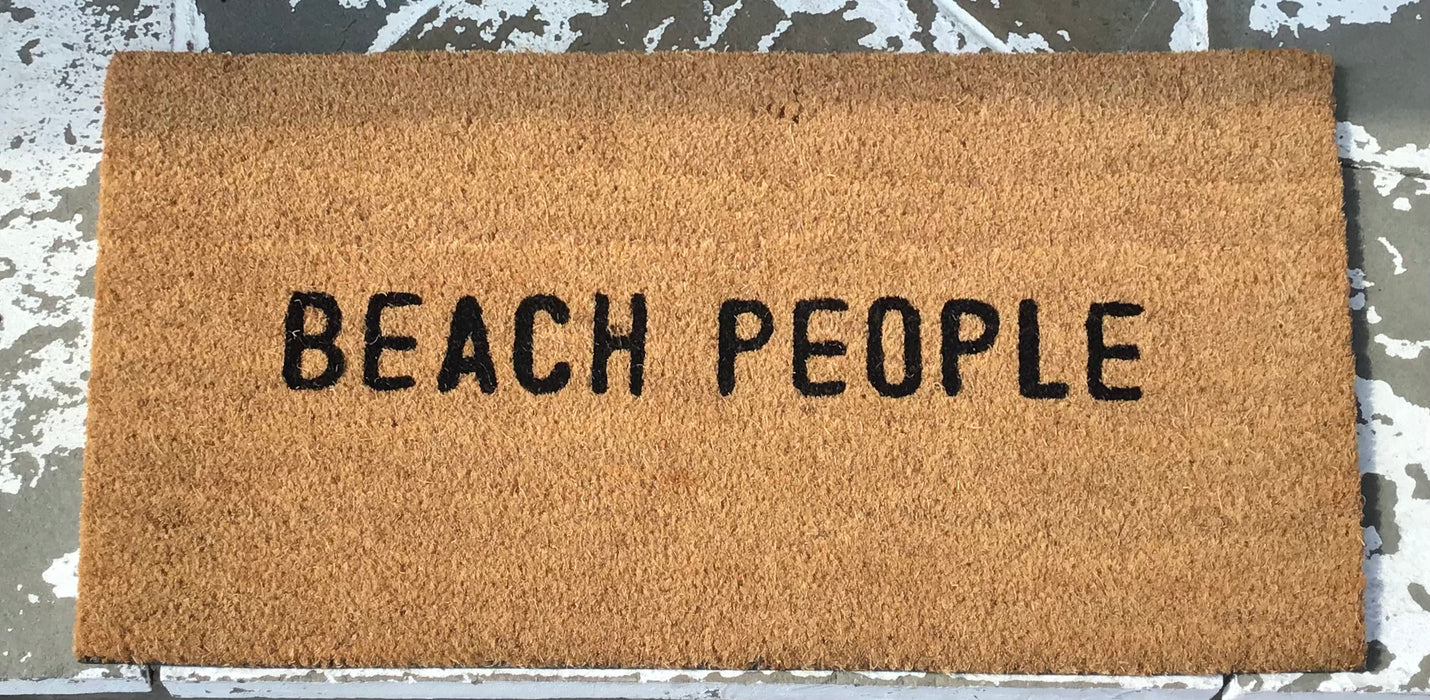 Doormat “Beach People”