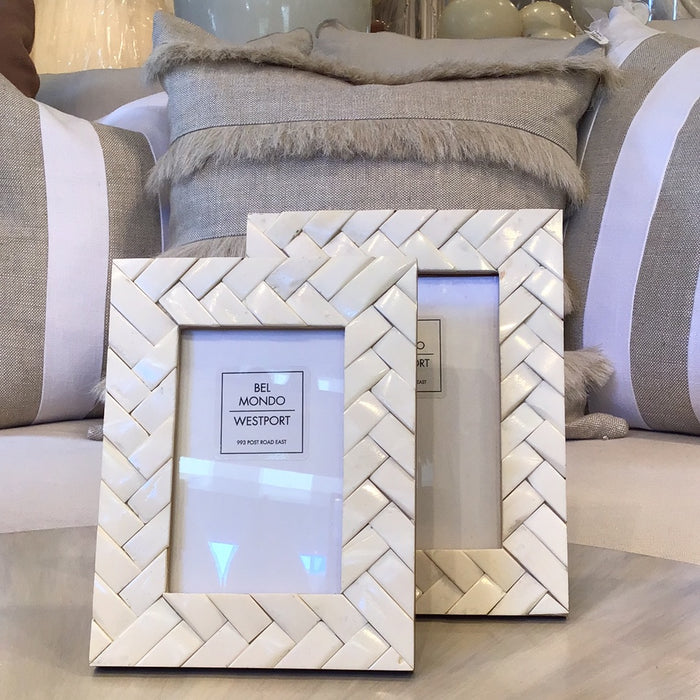 Woven Style Bone Frame 4x6